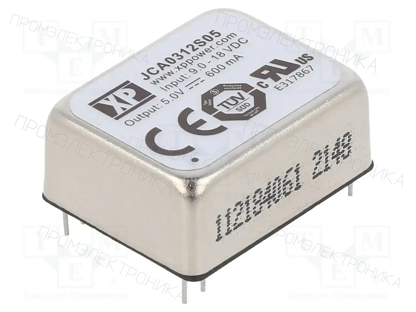 XP POWER JCA0312S05 — Преобразователи DC/DC