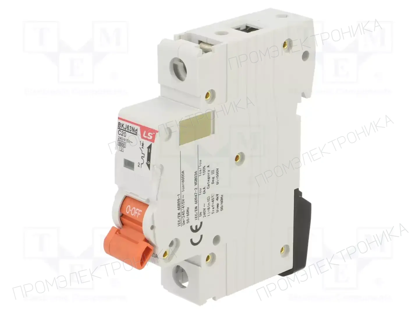 LS ELECTRIC BKJ63ND 1P C20 — Выключатели максимального тока