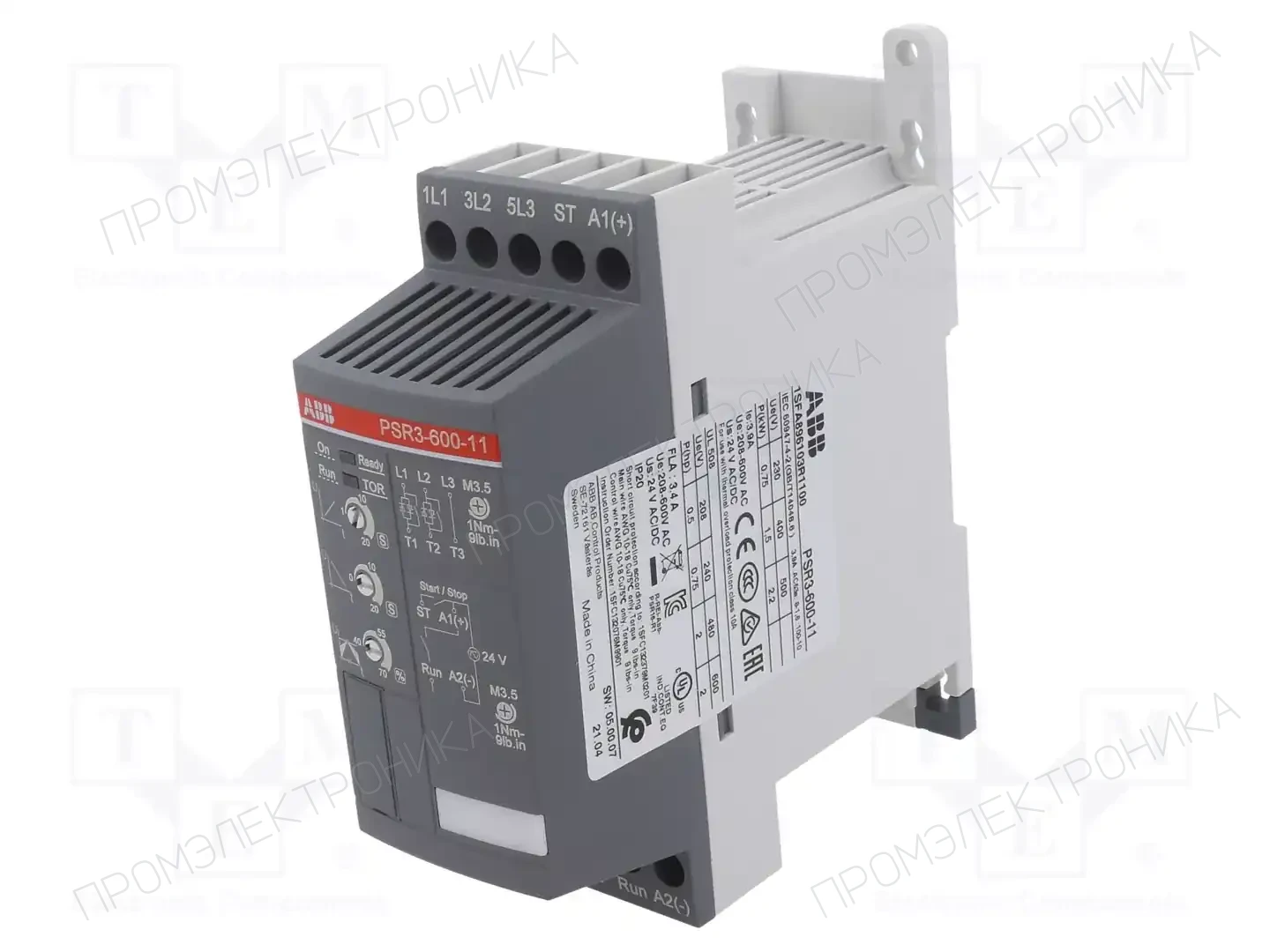 ABB 1SFA896103R1100 — Устройства плавного пуска