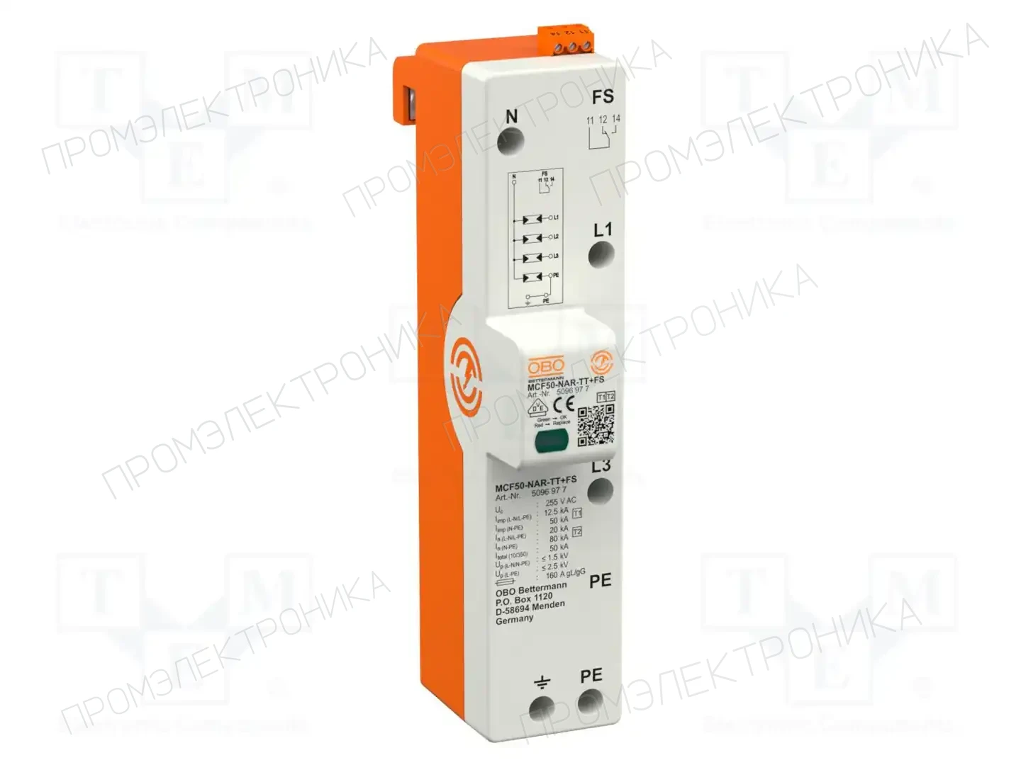 OBO BETTERMANN MCF50-NAR-TT+FS — Ограничители перенапряжения