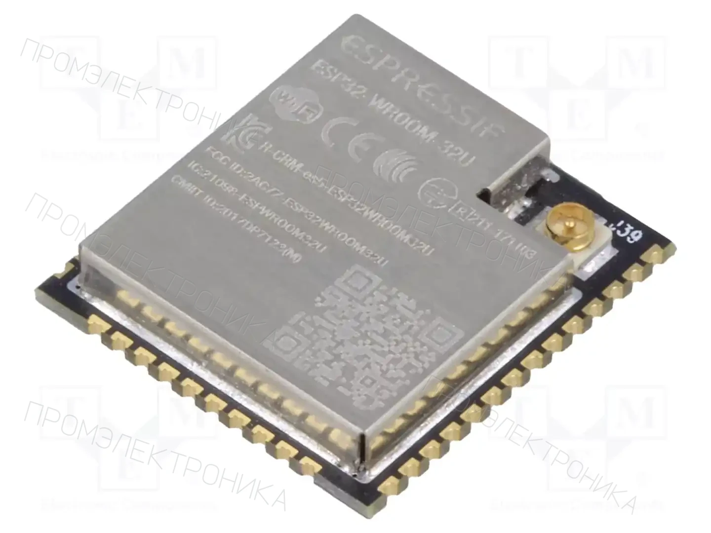 ESPRESSIF ESP32-WROOM-32U-N8 — Модули IoT (WiFi/Bluetooth)