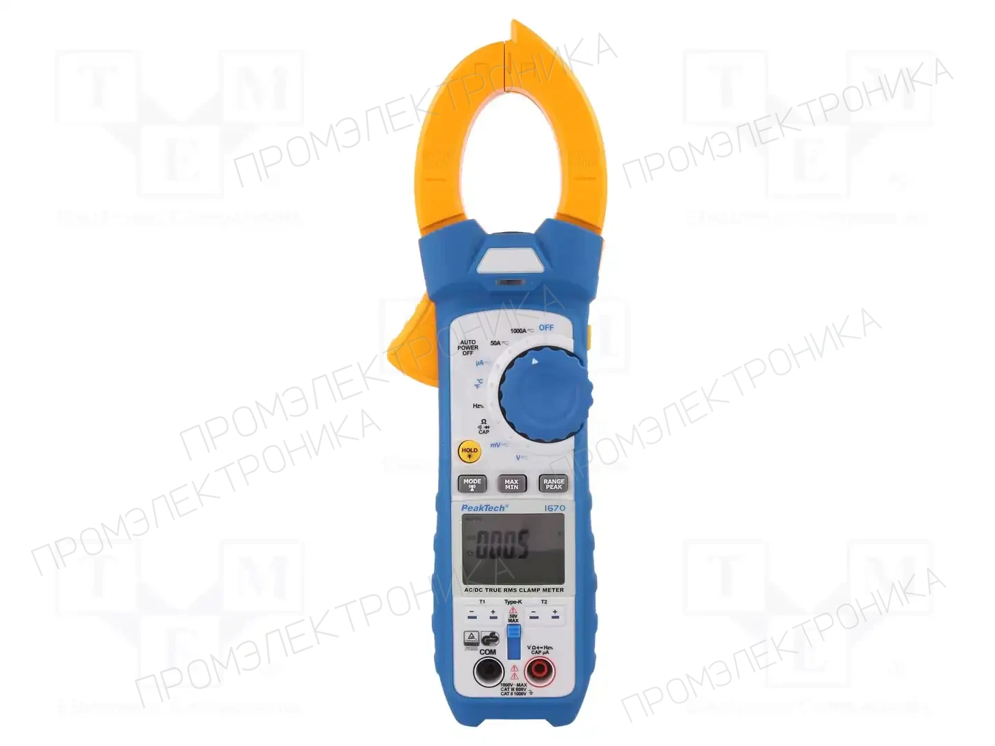 PEAKTECH P 1670 — Измерители и клещевые насадки AC/DC