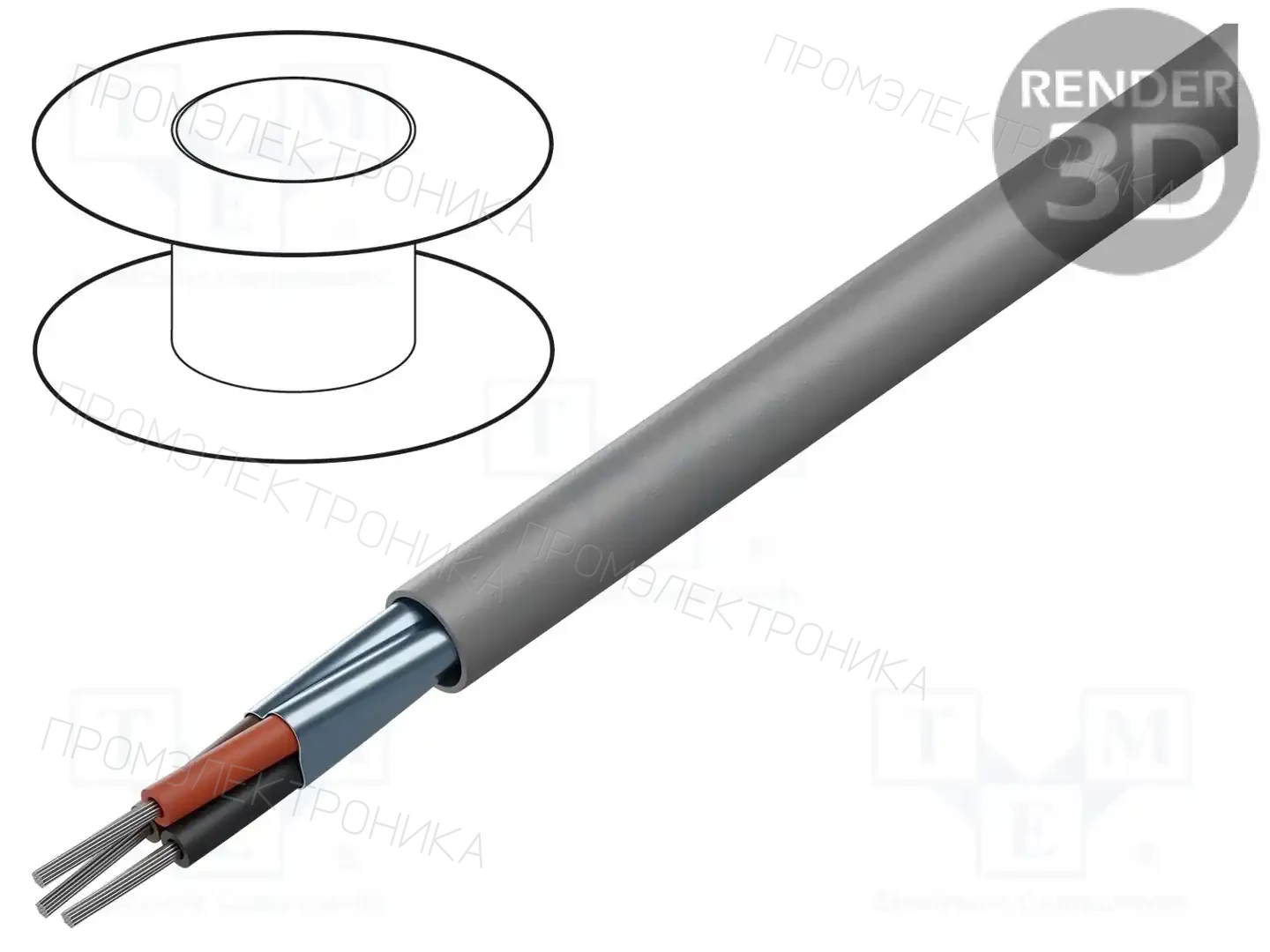 ALPHA WIRE 78103 SL001 — Провода многожильные экранированные