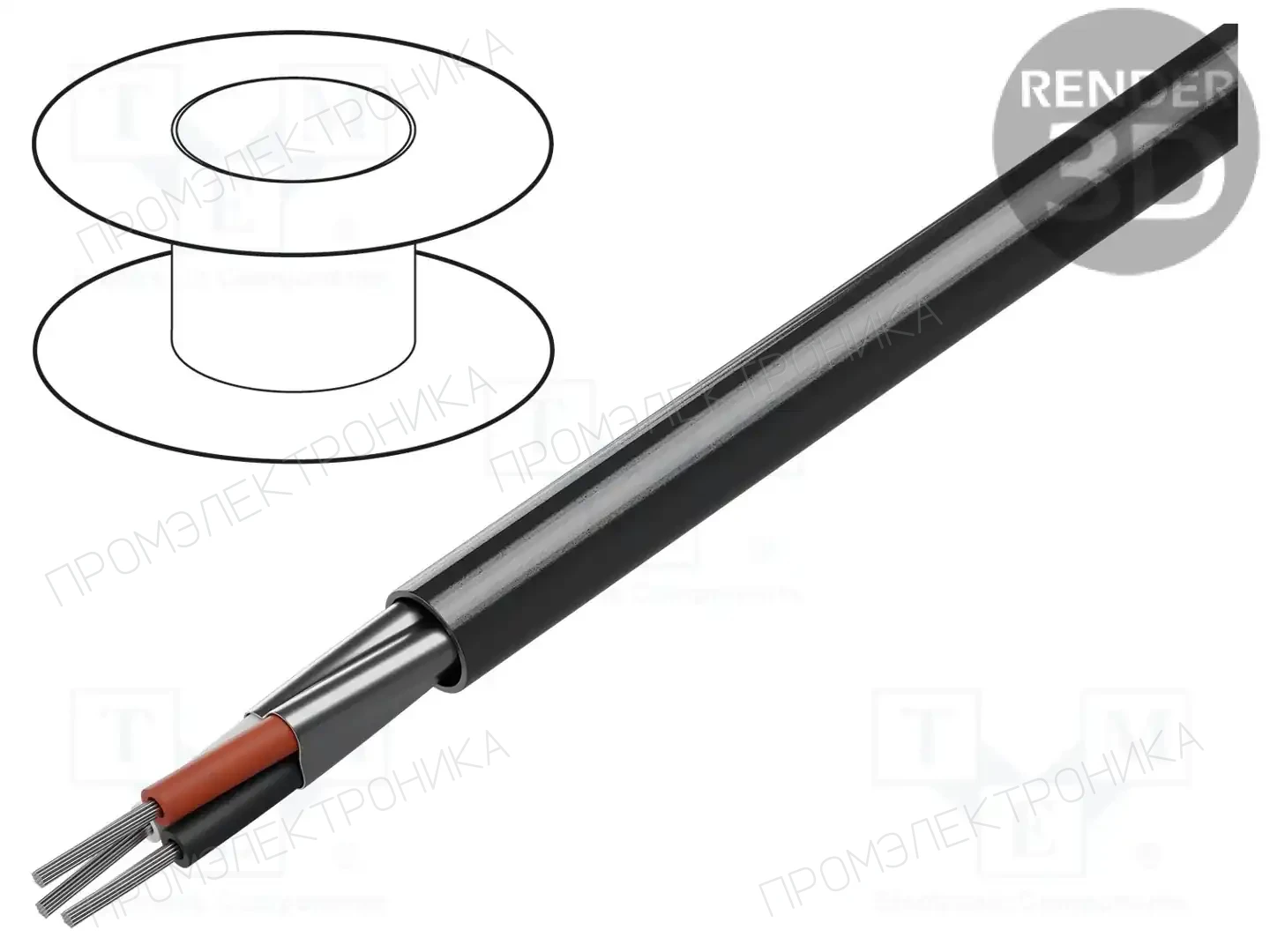 BELDEN 8643 060100 — Провода многожильные экранированные