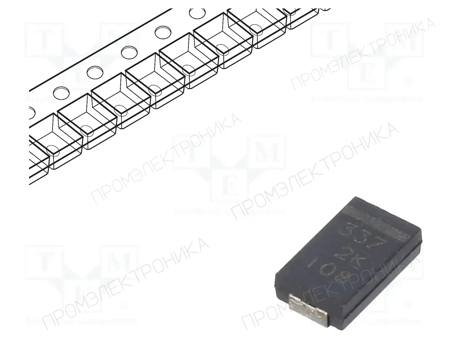 KEMET A700V337M002ATE4R5 — Конденсаторы полимерные SMD