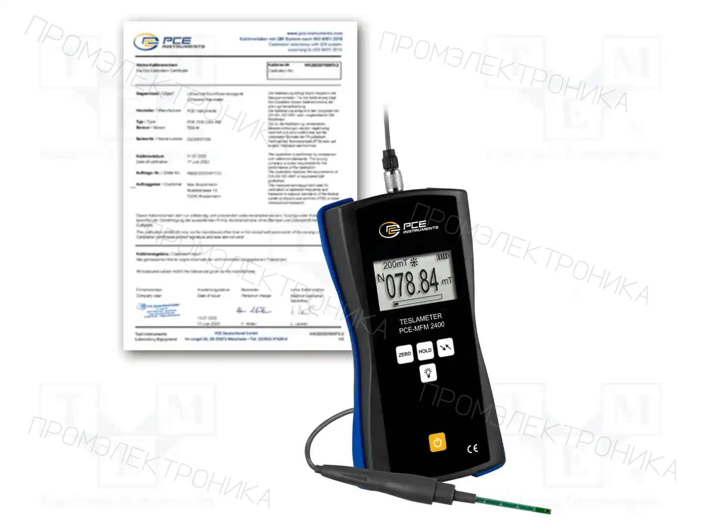 PCE INSTRUMENTS PCE-MFM 2400-ICA — Измерители электромагн. и магн. полей