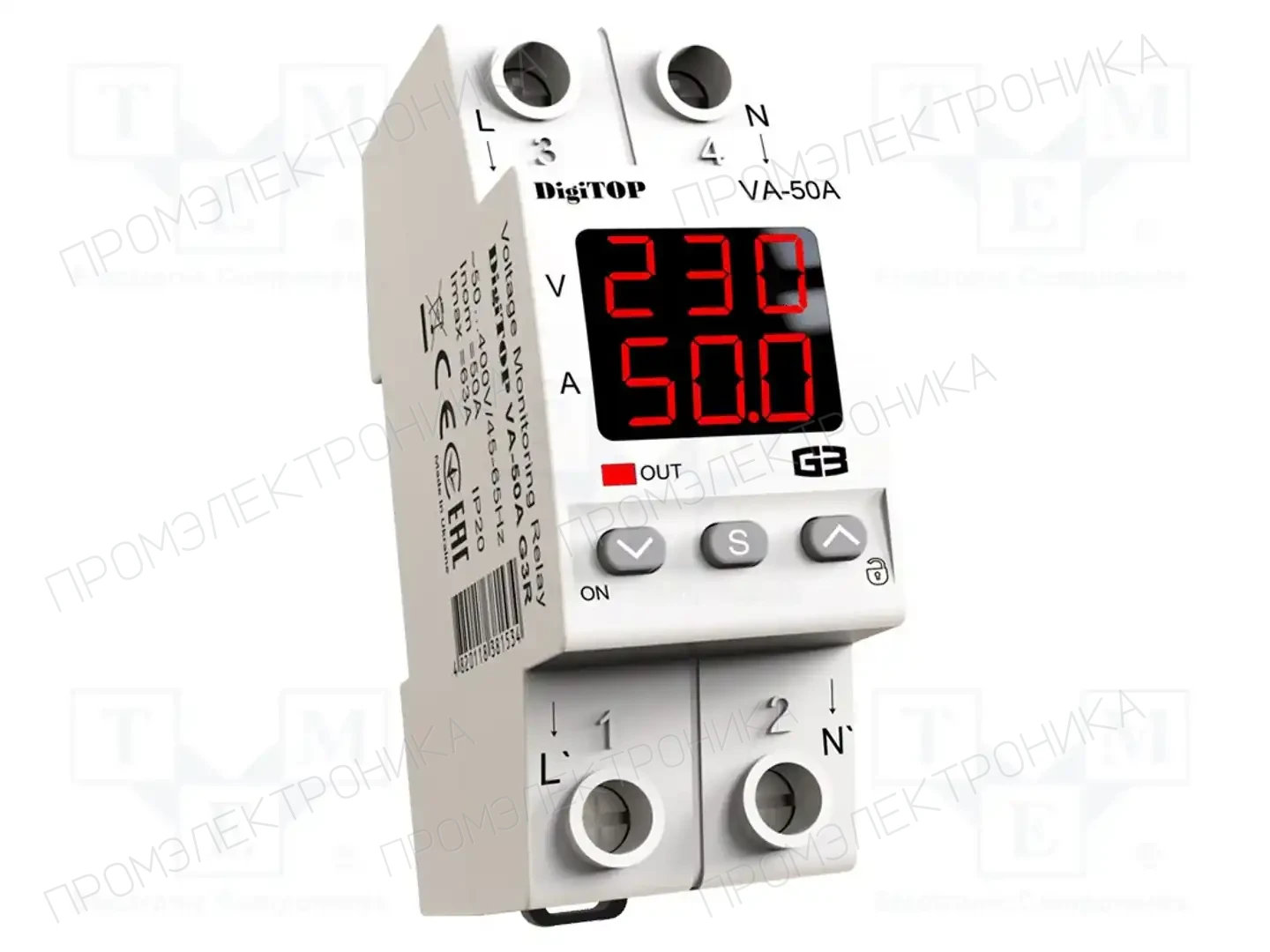 DIGITOP ELECTRIC VA-50A G3R — Контрольные реле
