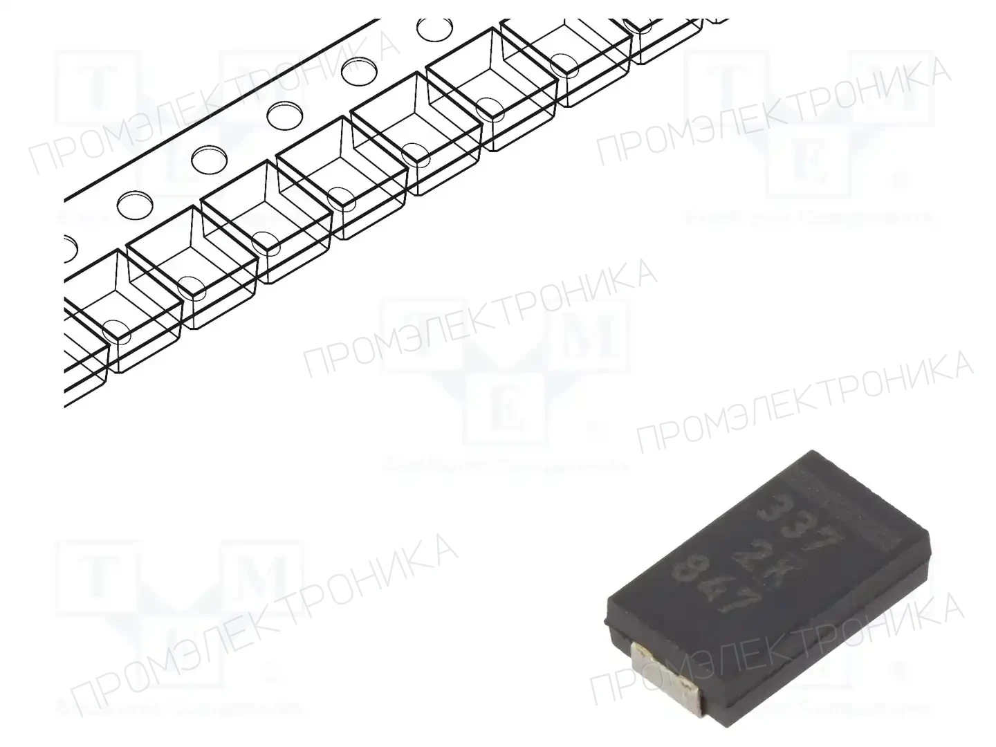 KEMET A700V337M002ATE006 — Конденсаторы полимерные SMD