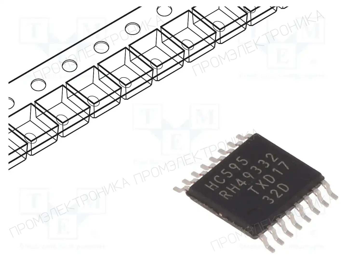 NEXPERIA 74HC595PW,118 — Сдвигающие регистры
