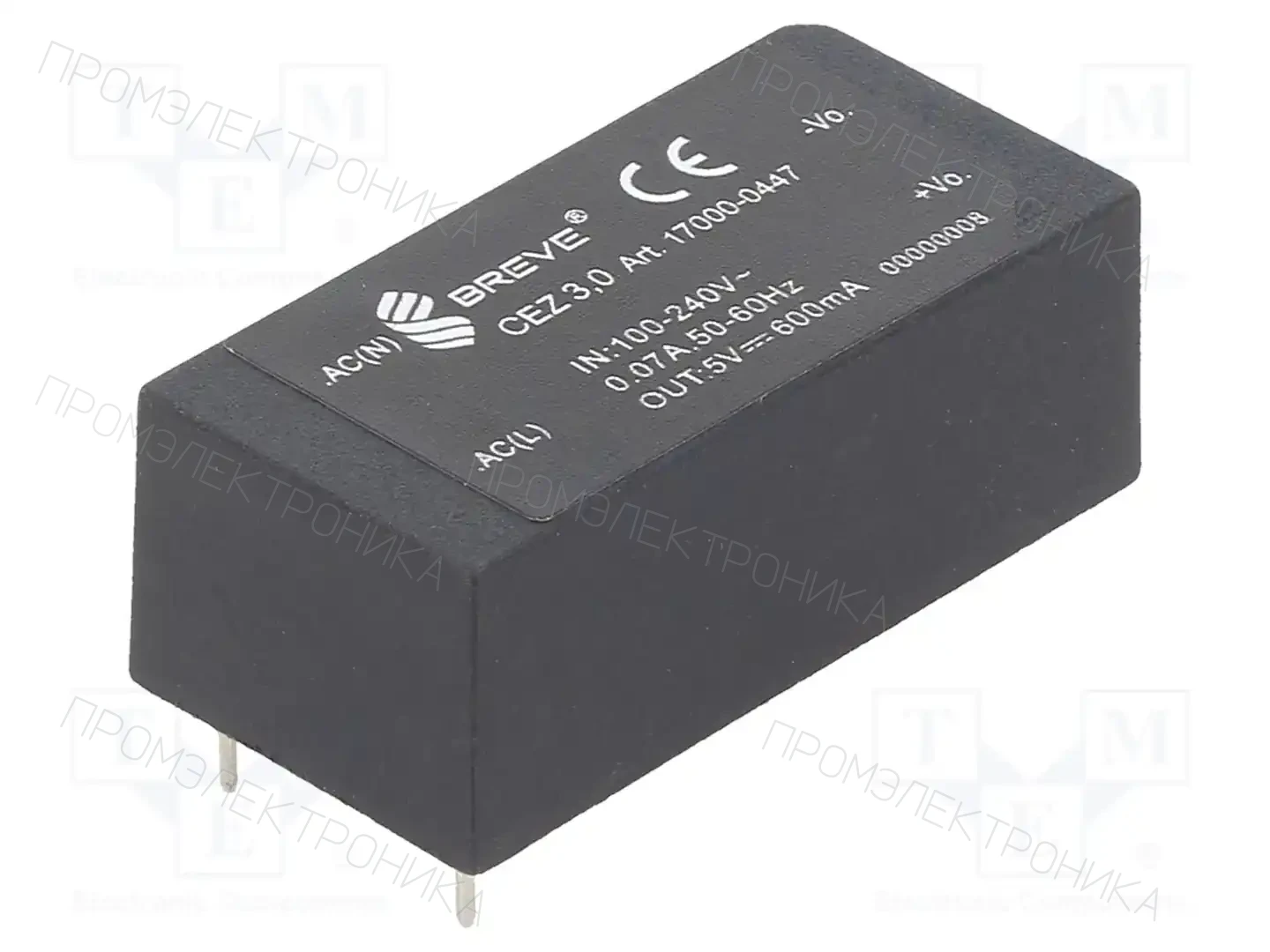 BREVE TUFVASSONS 17000-0447 — Преобразователи AC/DC для PCB