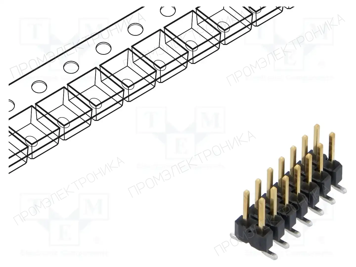 SAMTEC TSM-107-01-L-DV-P-FR — Разъeмы пластина - пластина