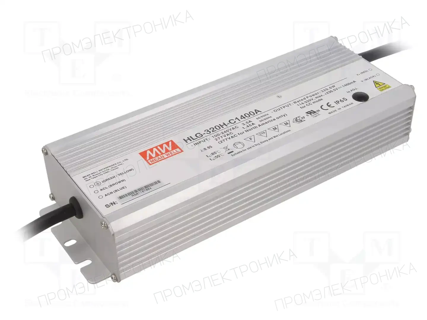 MEAN WELL HLG-320H-C1400A — Блоки питания для LED