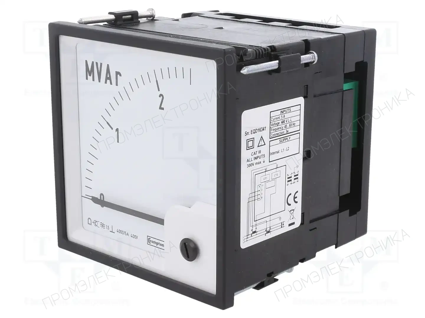 CROMPTON / TE CONNECTIVITY 400V L-L, 4000/5A-0-2,5 MVAR — Измерители мощности
