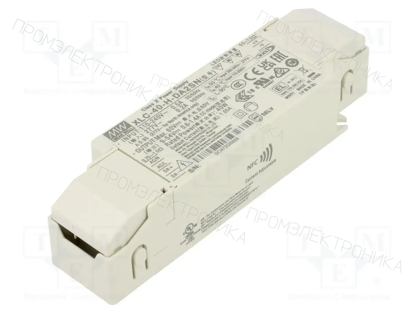 MEAN WELL XLC-40-H-DA2SN — Блоки питания для LED