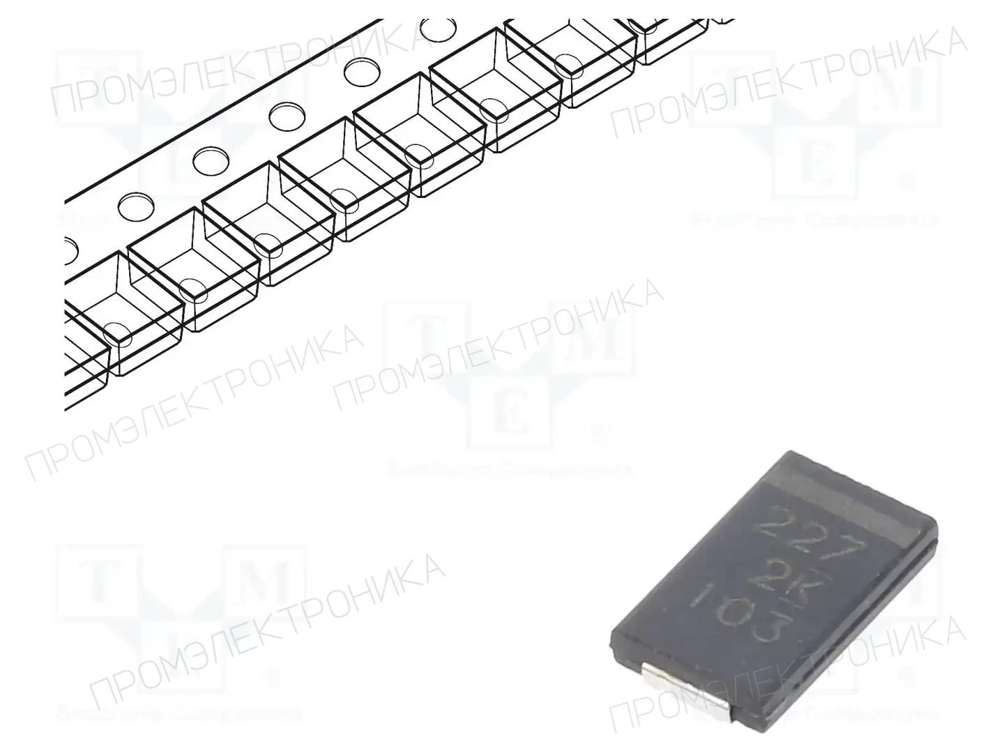 KEMET A700W227M002ATE009 — Конденсаторы полимерные SMD
