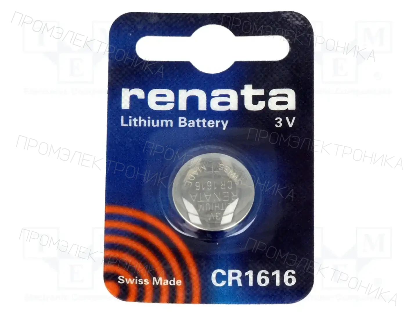 RENATA CR1616 — Батареи