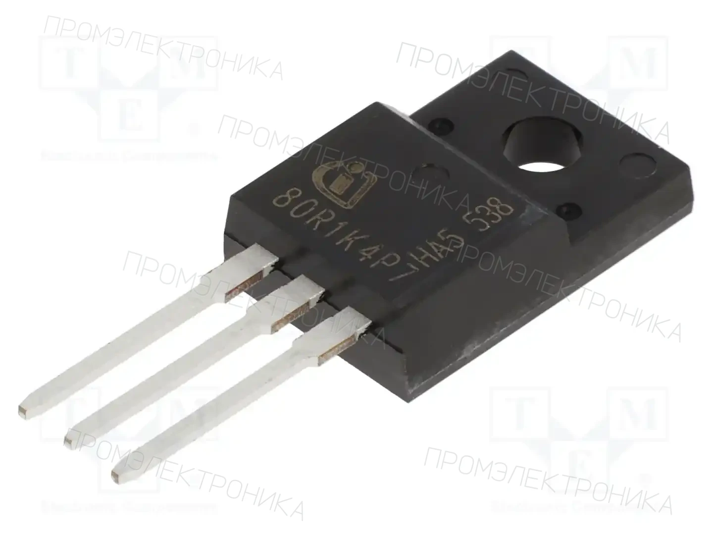 Infineon Technologies IPA80R1K4P7XKSA1 — Транзисторы с каналом N THT