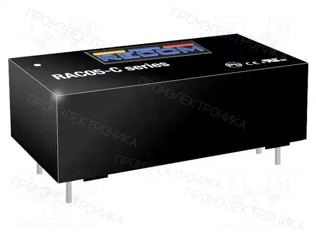 RECOM RAC05-12DC — Преобразователи AC/DC для PCB