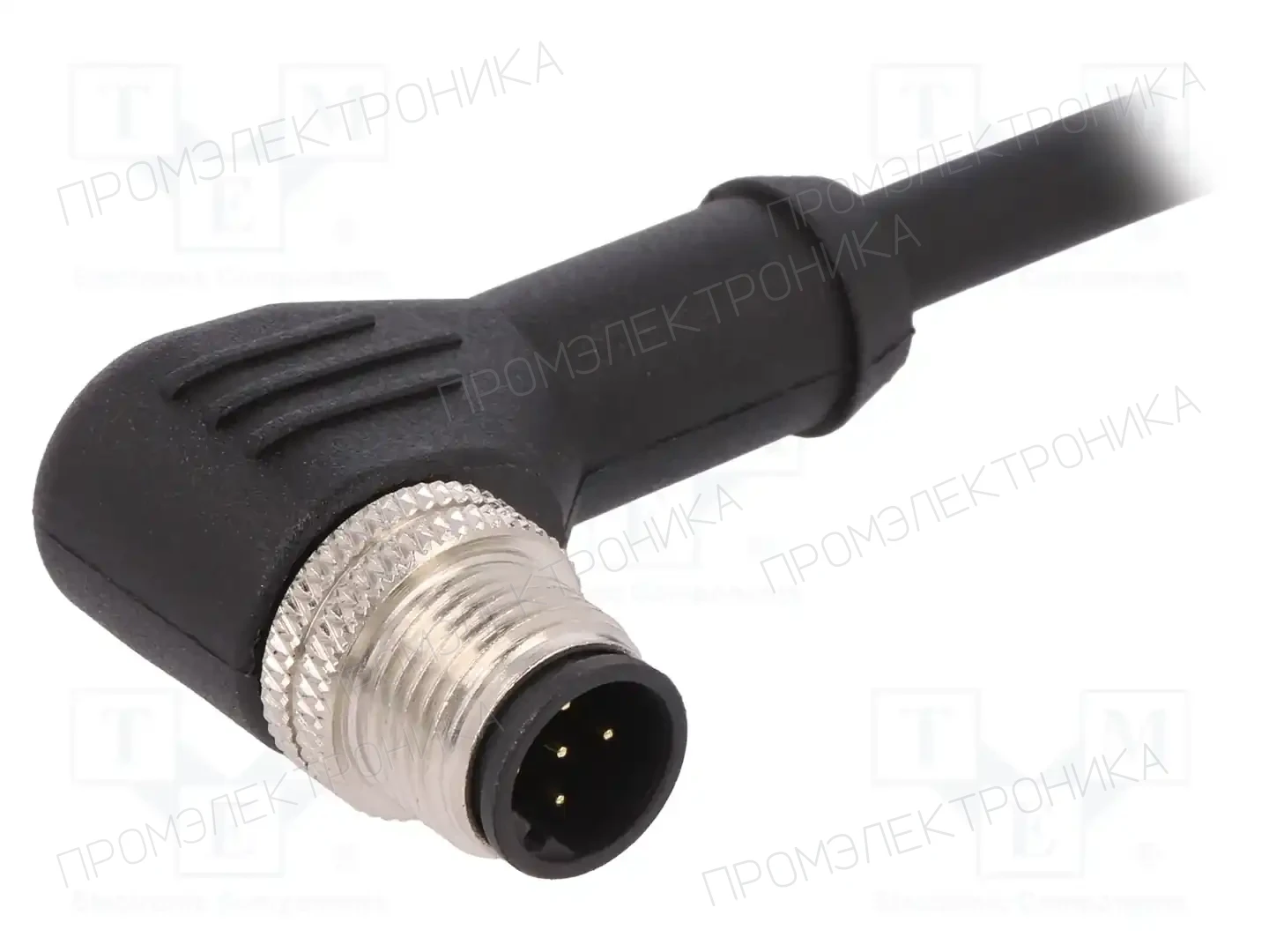 BULGIN PXPTPU12RAM05BCL010PUR — Соединения M12 с проводом
