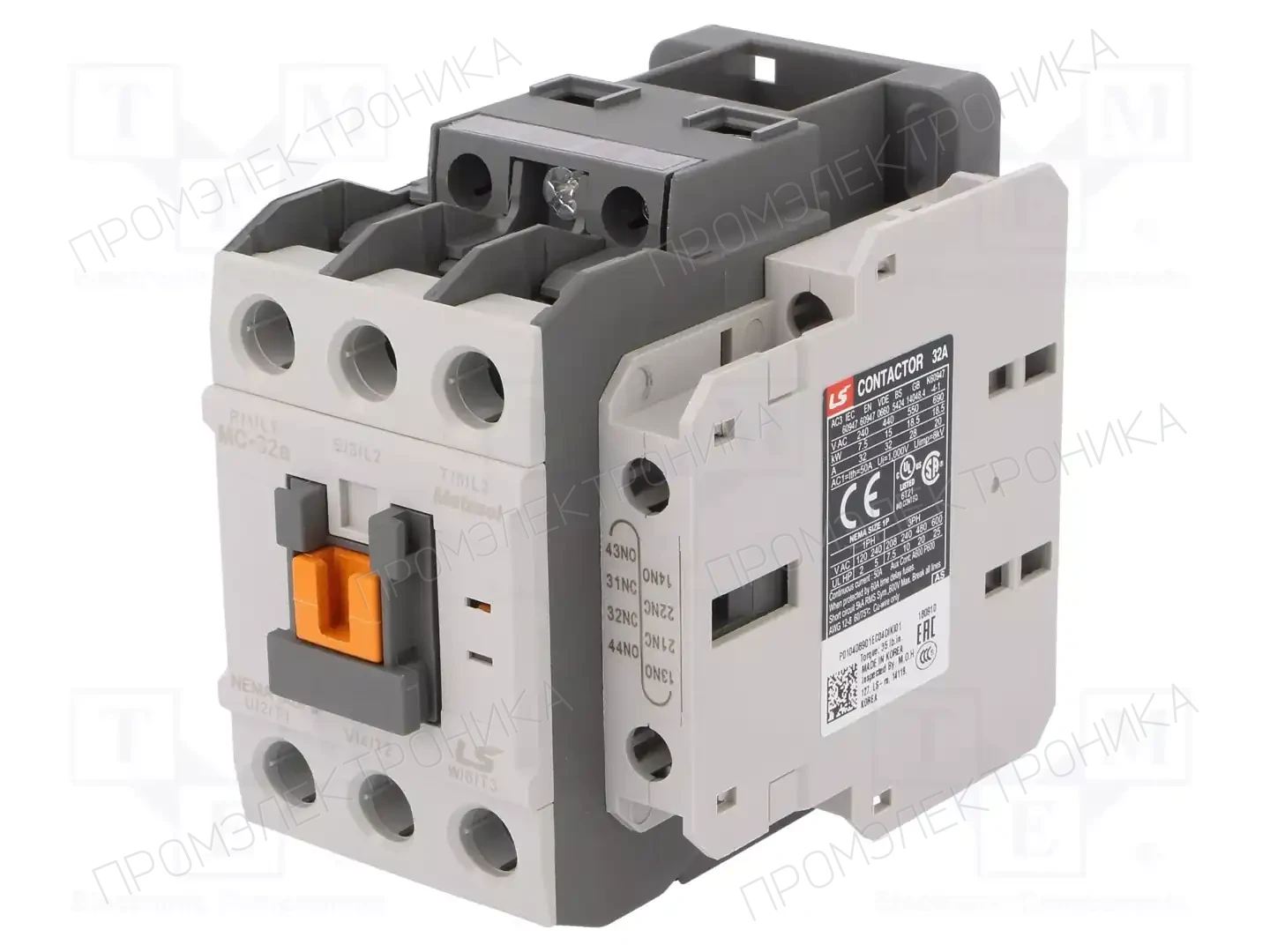 LS ELECTRIC MC-32A 230VAC 1A1B — Контакторы - главные модули
