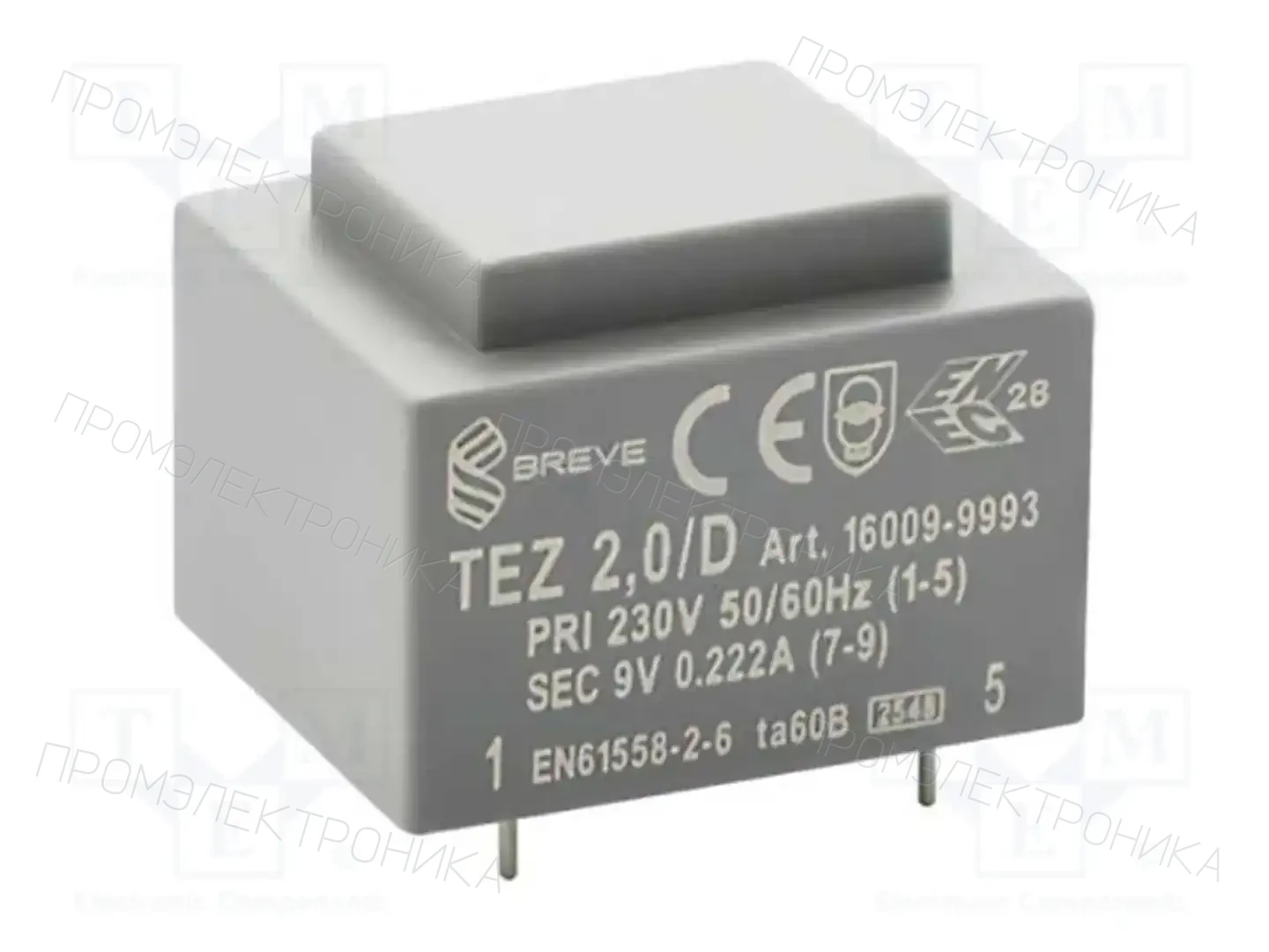 BREVE TUFVASSONS 16009-9993 — Трансформаторы PCB