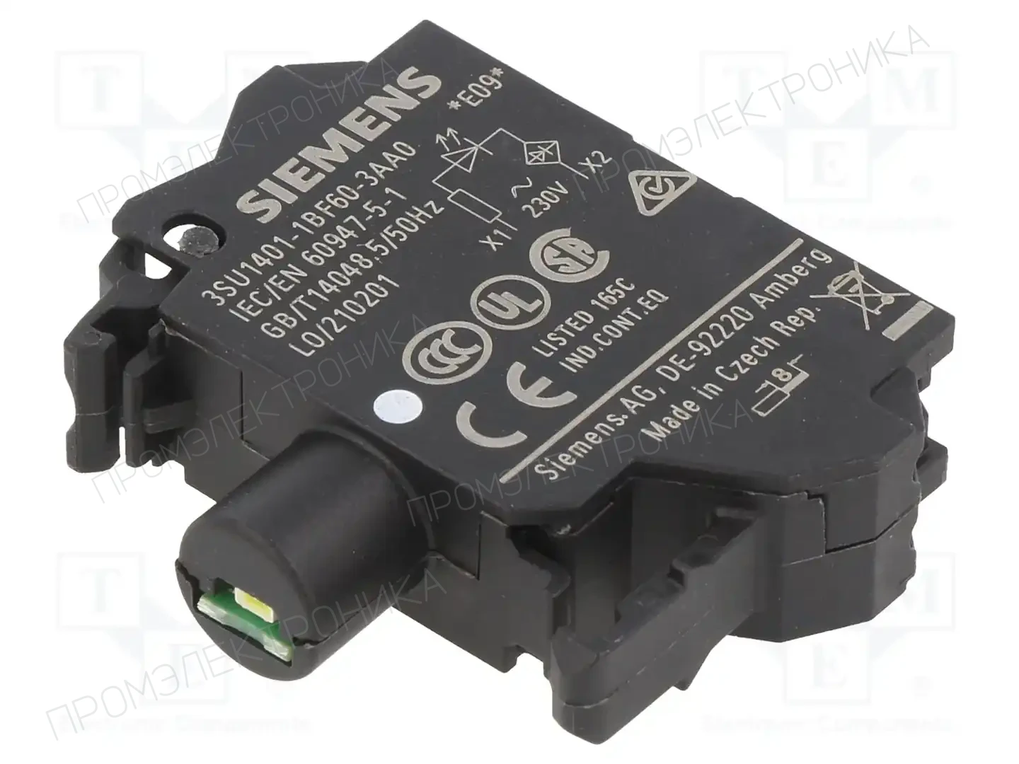 SIEMENS 3SU1401-1BF60-3AA0 — Панельные аксессуары стандартные