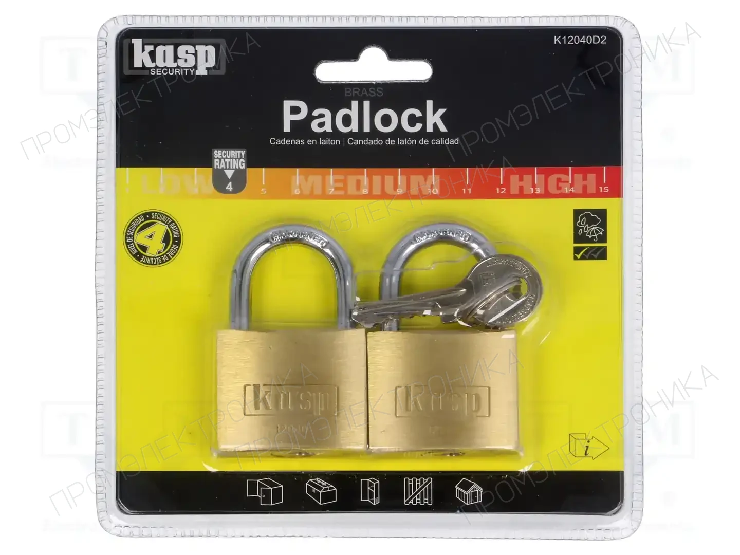 KASP K12040D2 — Навесные замки
