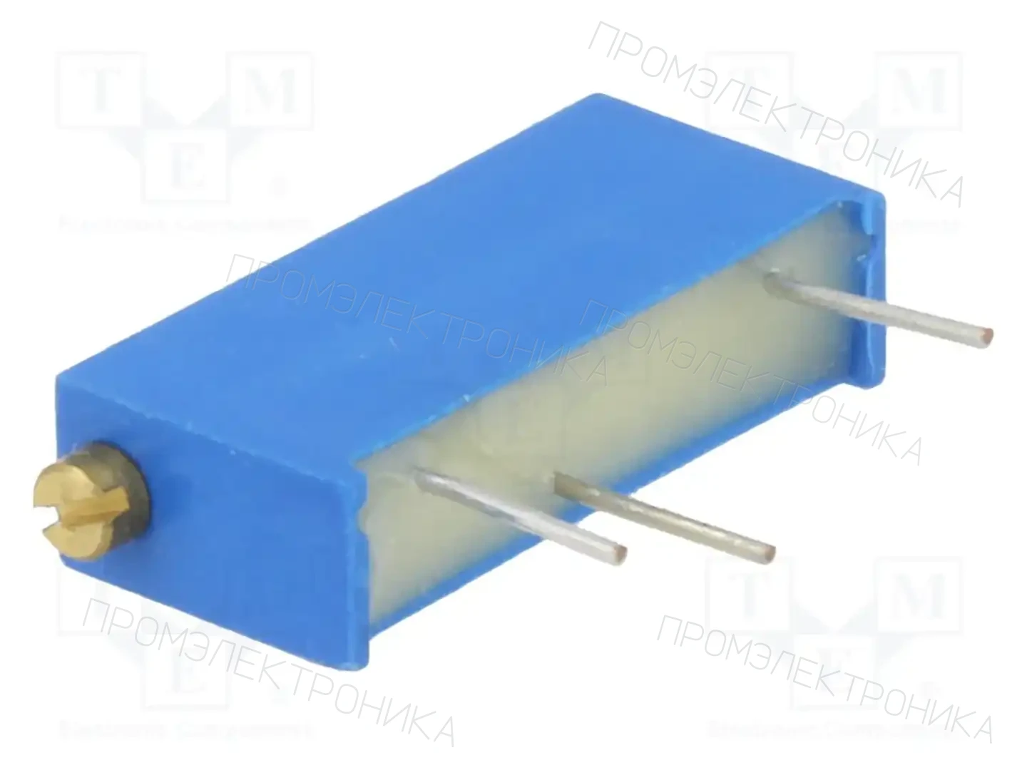 BOURNS 3009P-1-100LF — Потенциометры THT многооборотные 19мм