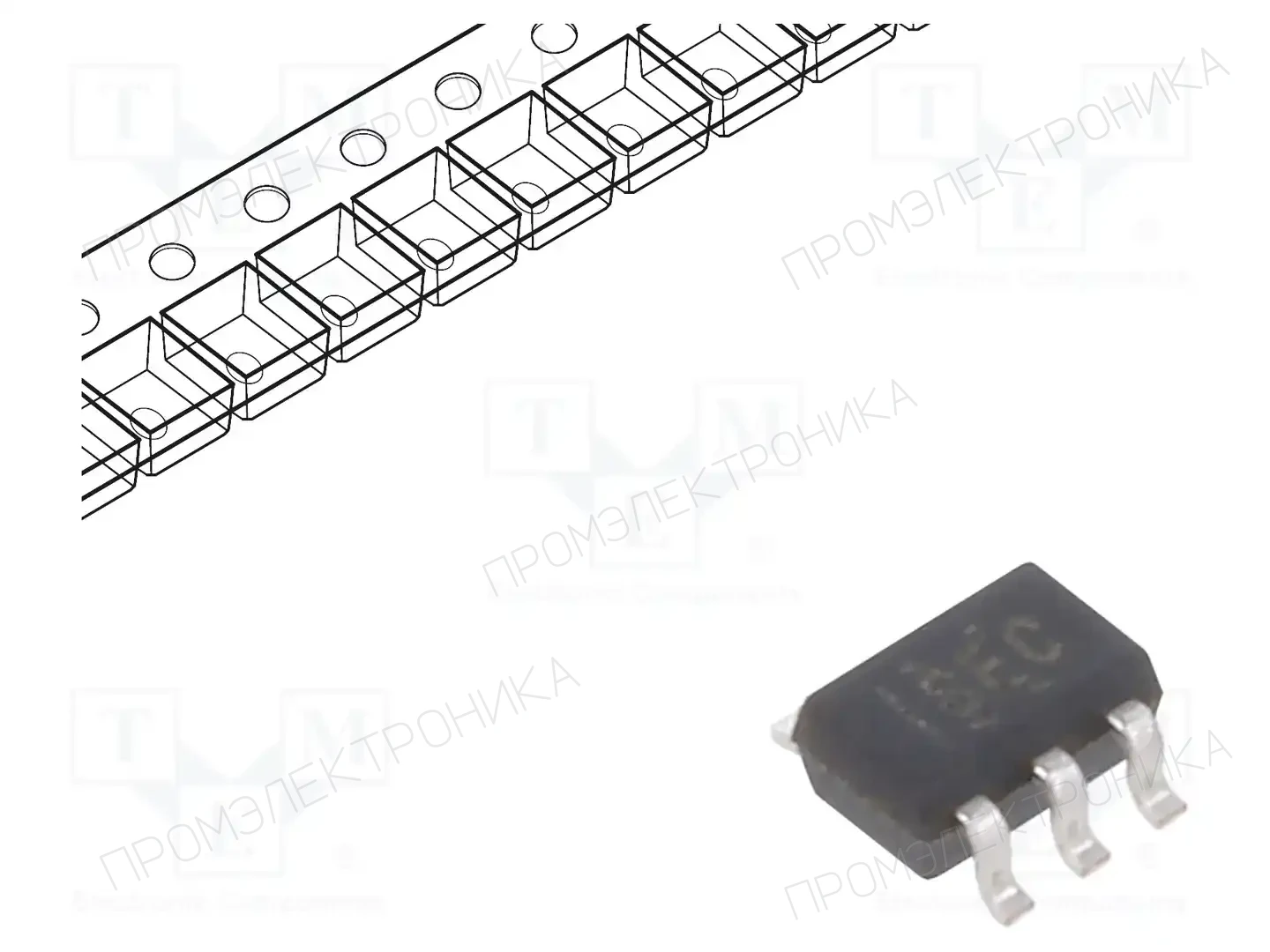 Texas Instruments INA212BIDCKT — Операционные усилители SMD