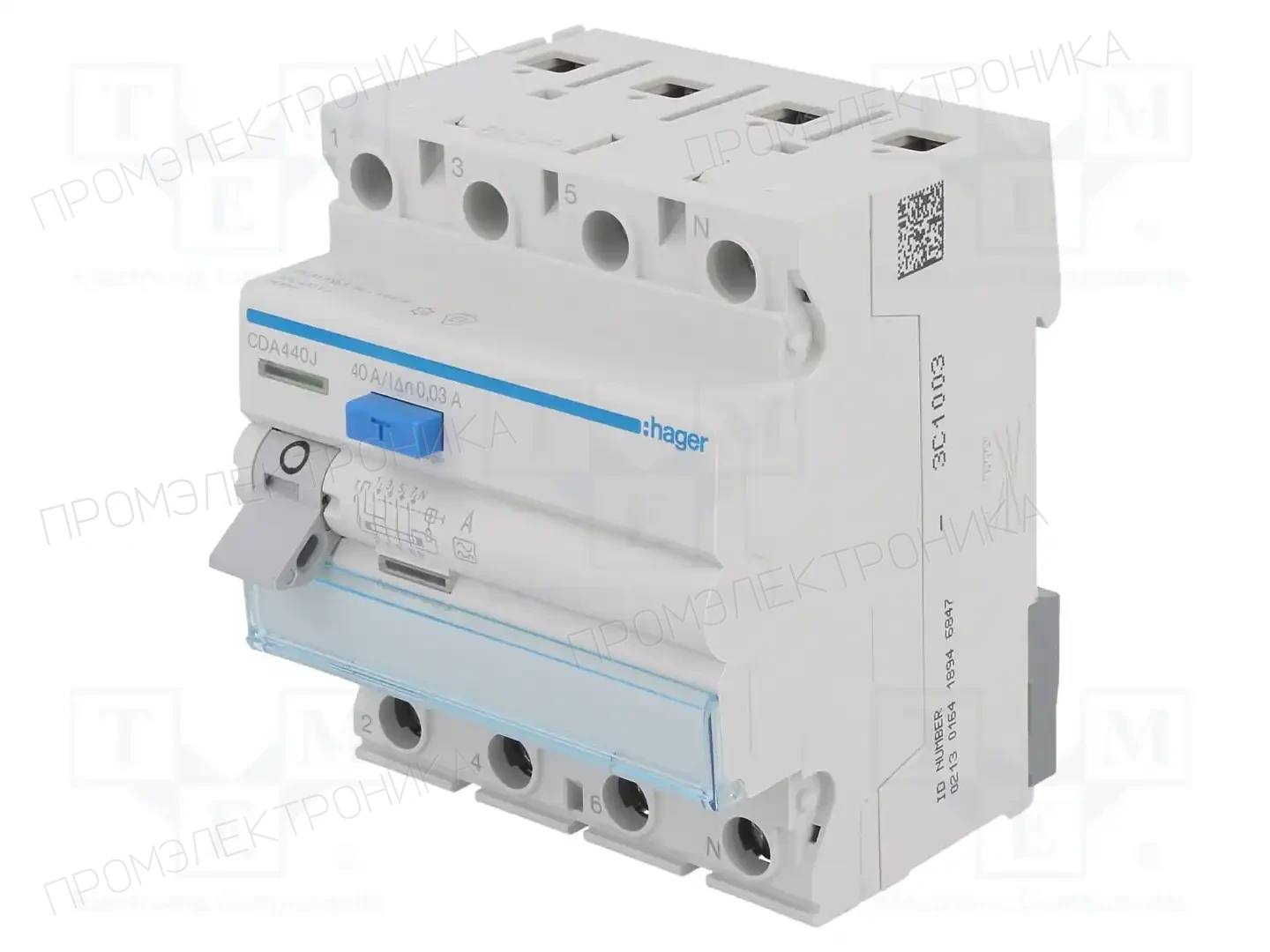 HAGER CDA440J — Дифференциальные выключатели