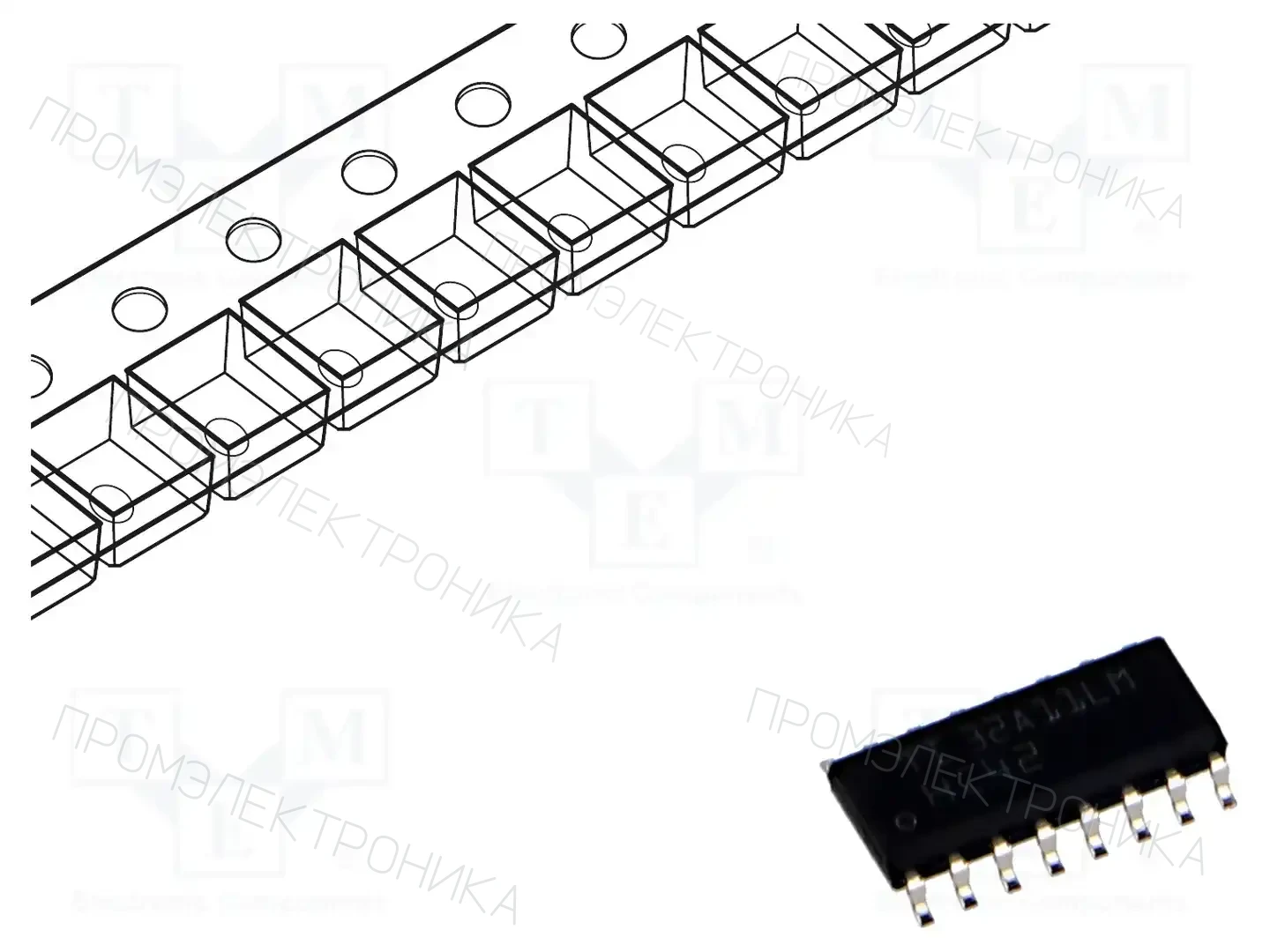 Texas Instruments SN74HC42DR — Декодеры, мультиплексоры, переключатели