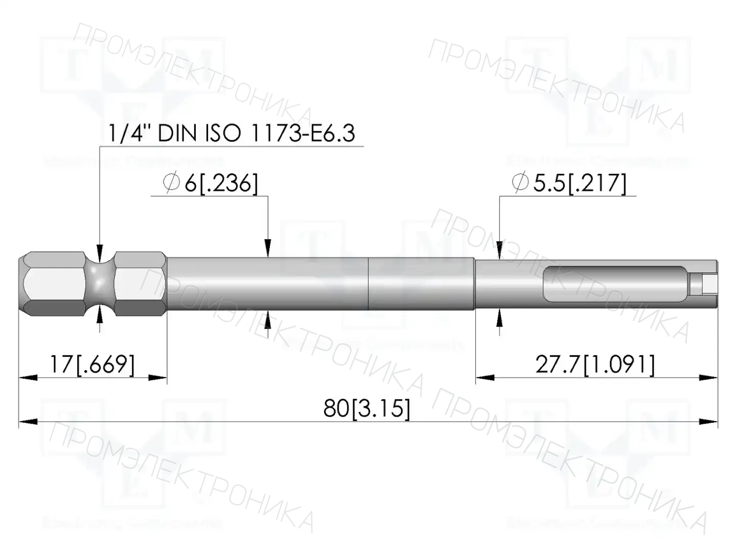 INGUN BIT-HSS-150M-300 — Инструменты для установки и извлечения