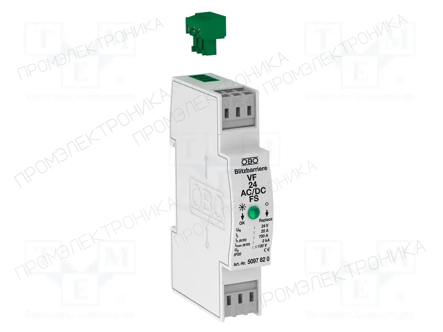 OBO BETTERMANN VF12-AC/DC-FS — Ограничители перенапряжения