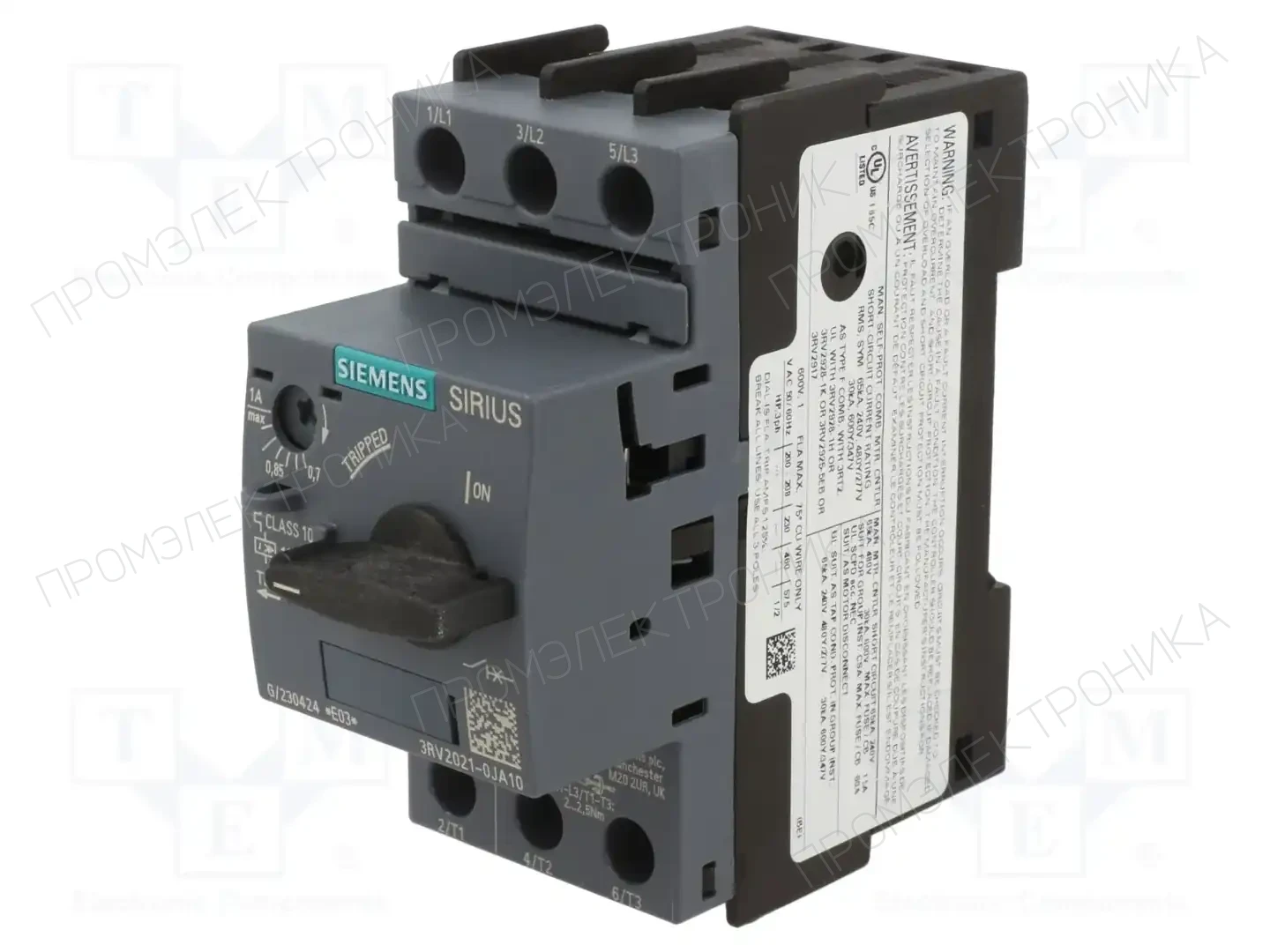 SIEMENS 3RV2021-0JA10 — Выключатели двигательные