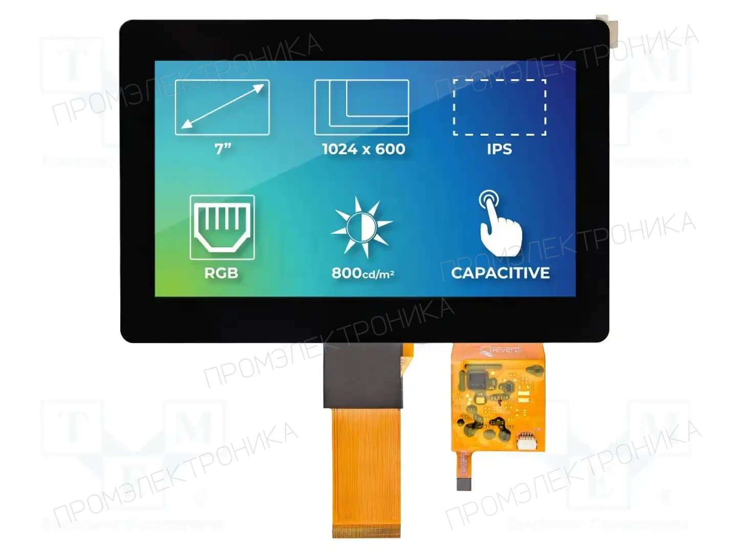 Riverdi SM-RVT70HSTNWC00 — Дисплеи TFT