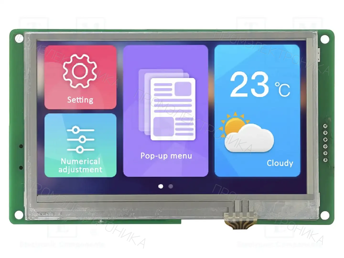 Dwin Technology DMG48270C043_04WTR — Интеллигентные дисплеи