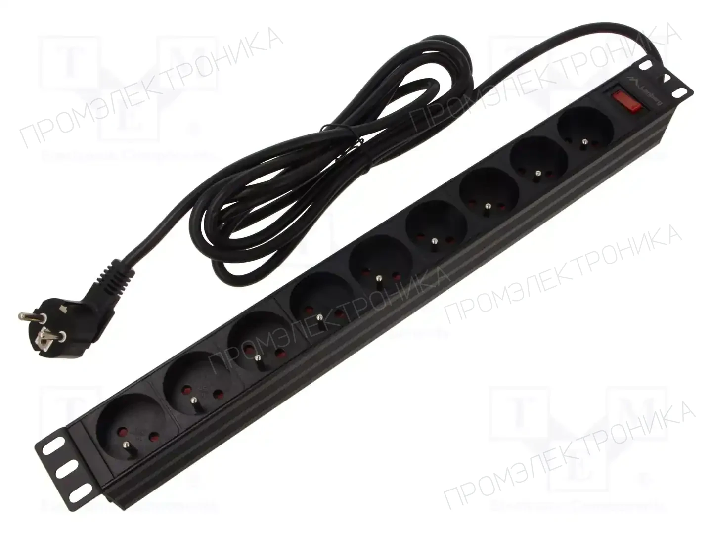 LANBERG PDU-09E-0300-BK — Планки защиты от перенапряжения
