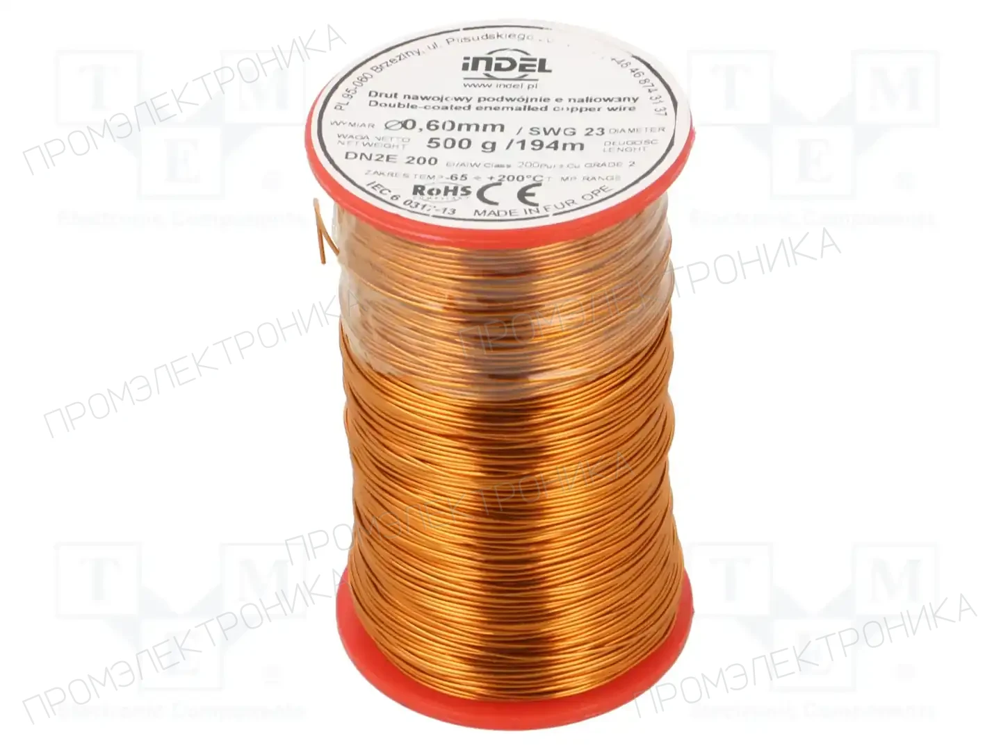 INDEL DN2E0,60-500G — Проволока обмоточная