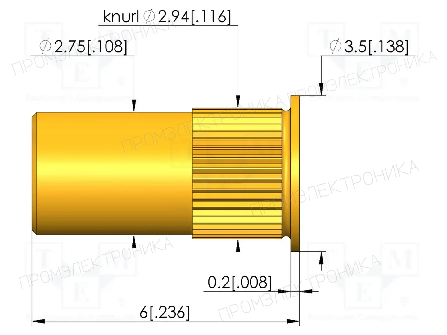 INGUN KS-9676035M-R — Гнёзда для измерительных щупов