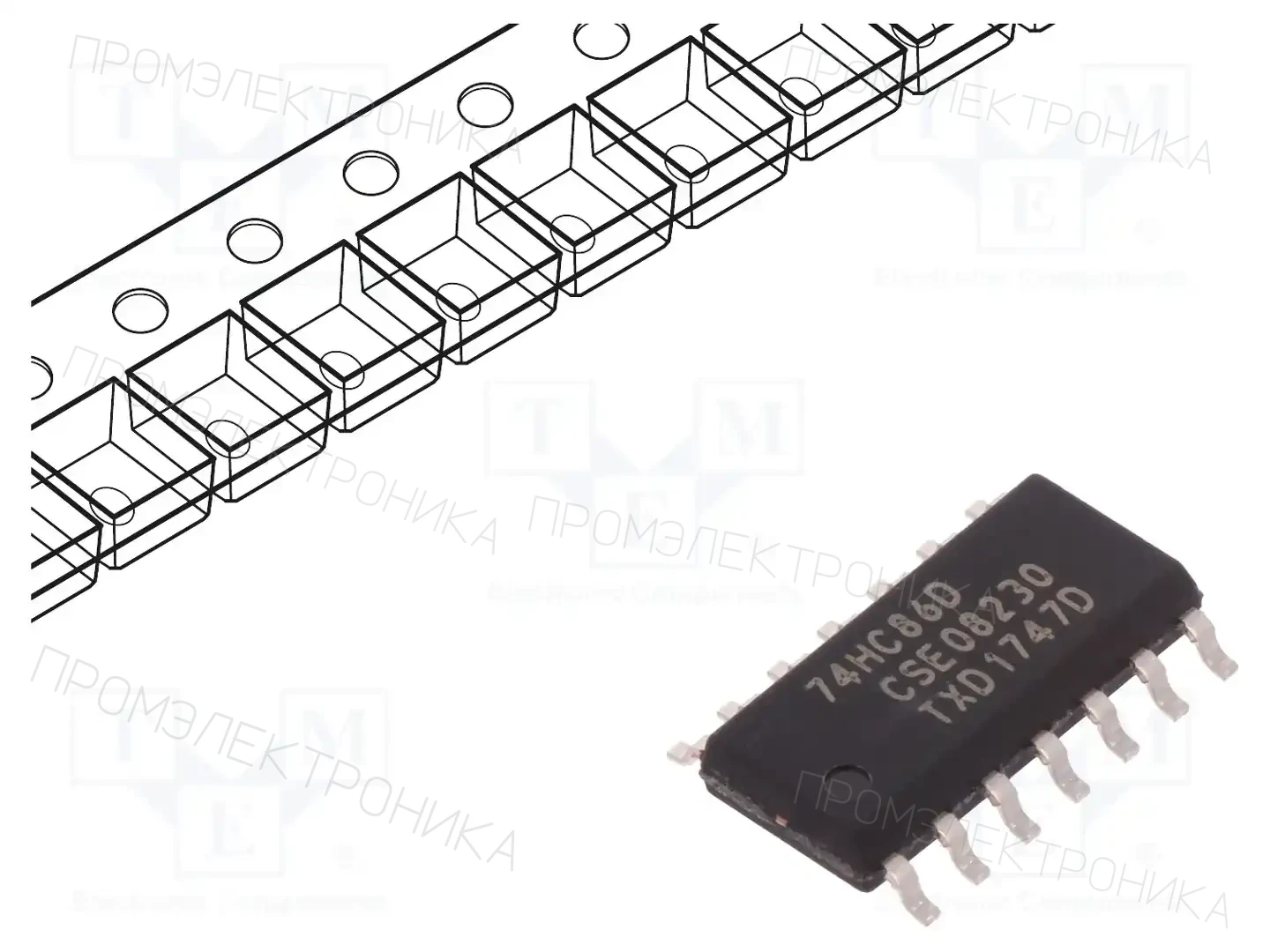 NEXPERIA 74HC86D,653 — Ворота, инверторы