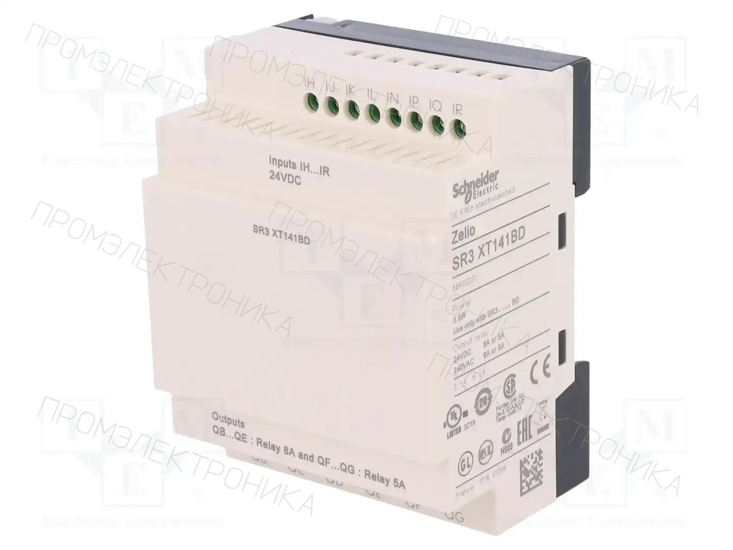 SCHNEIDER ELECTRIC SR3XT141BD — Реле прогр. - аксессуары