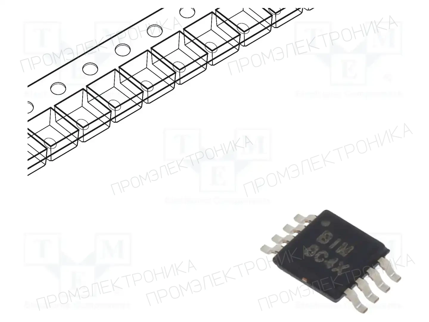 Texas Instruments INA337AIDGKT — Операционные усилители SMD
