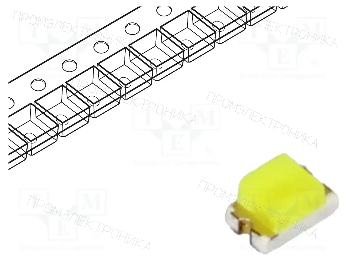 Inolux IN-S85AT5UW — Светодиоды SMD белые