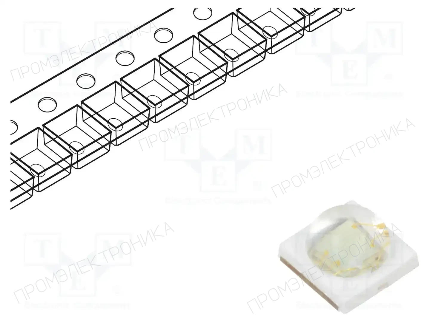 ProLight Opto PK2N-3LGE-SD — Светодиоды мощности цветные - Emitter