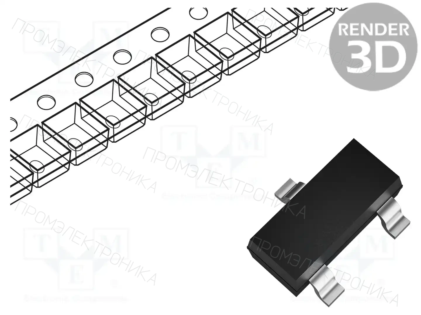 onsemi BZX84C75LT1G — Стабилитроны SMD