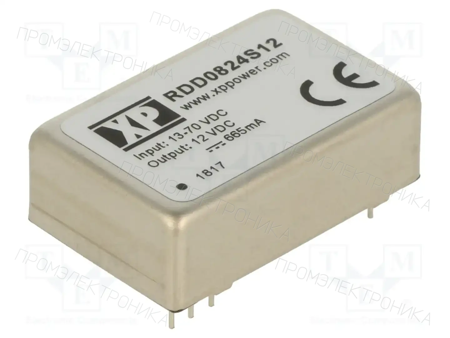 XP POWER RDD0824S12 — Преобразователи DC/DC