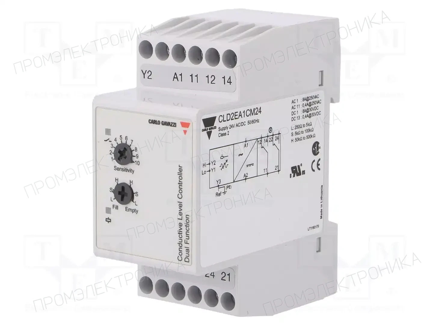CARLO GAVAZZI CLD2EA1CM24 — Контрольные реле