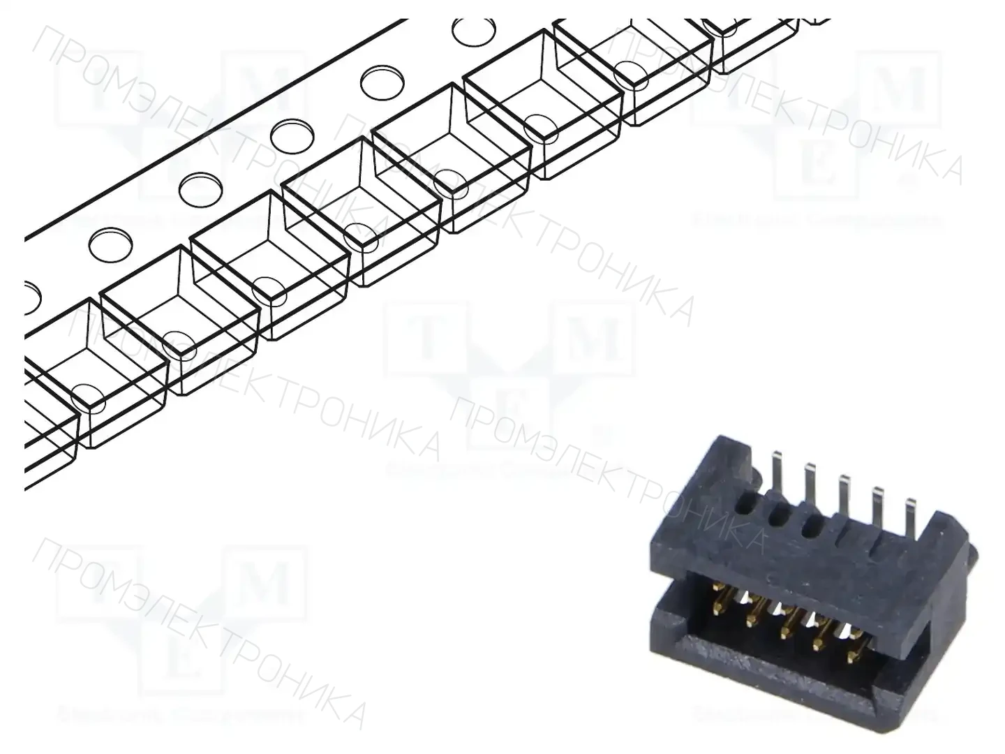 SAMTEC TFM-105-02-L-D-A-K-TR — Разъeмы пластина - пластина