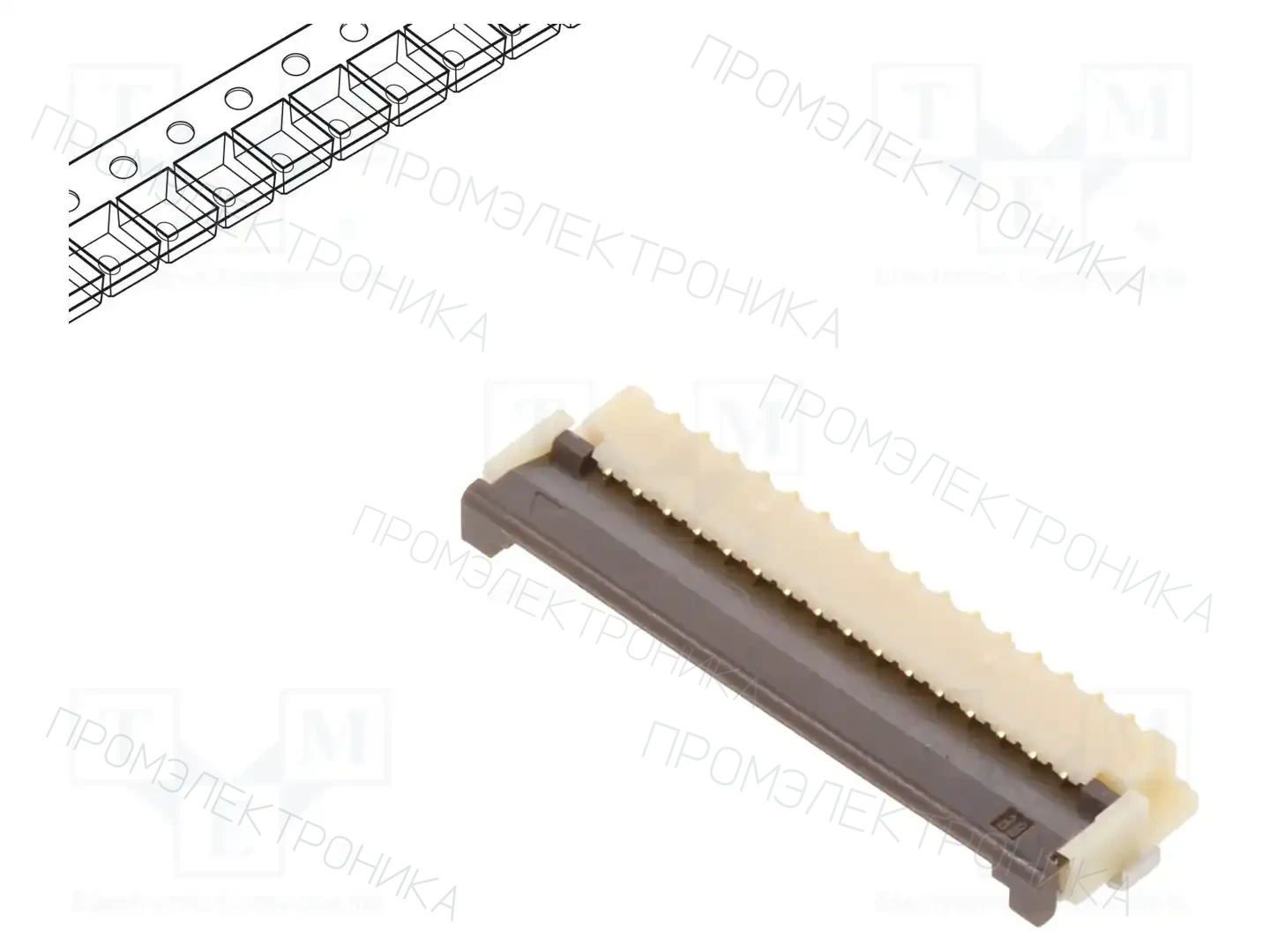 HIROSE FH12-16S-1SH(55) — Разъeмы FFC/FPC растр 1,00мм