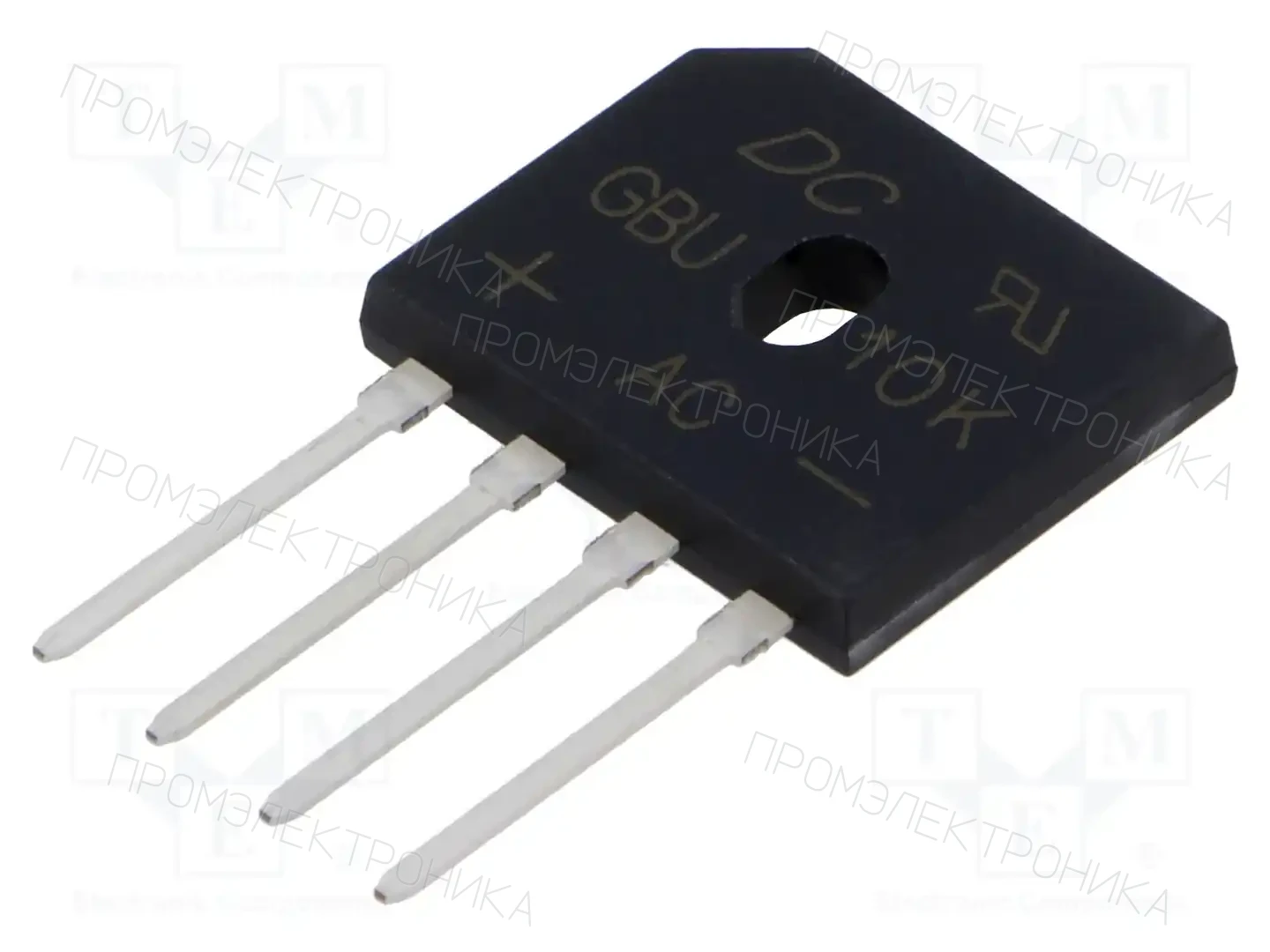 DC COMPONENTS GBU10K — Однофазные мосты диодные плоские